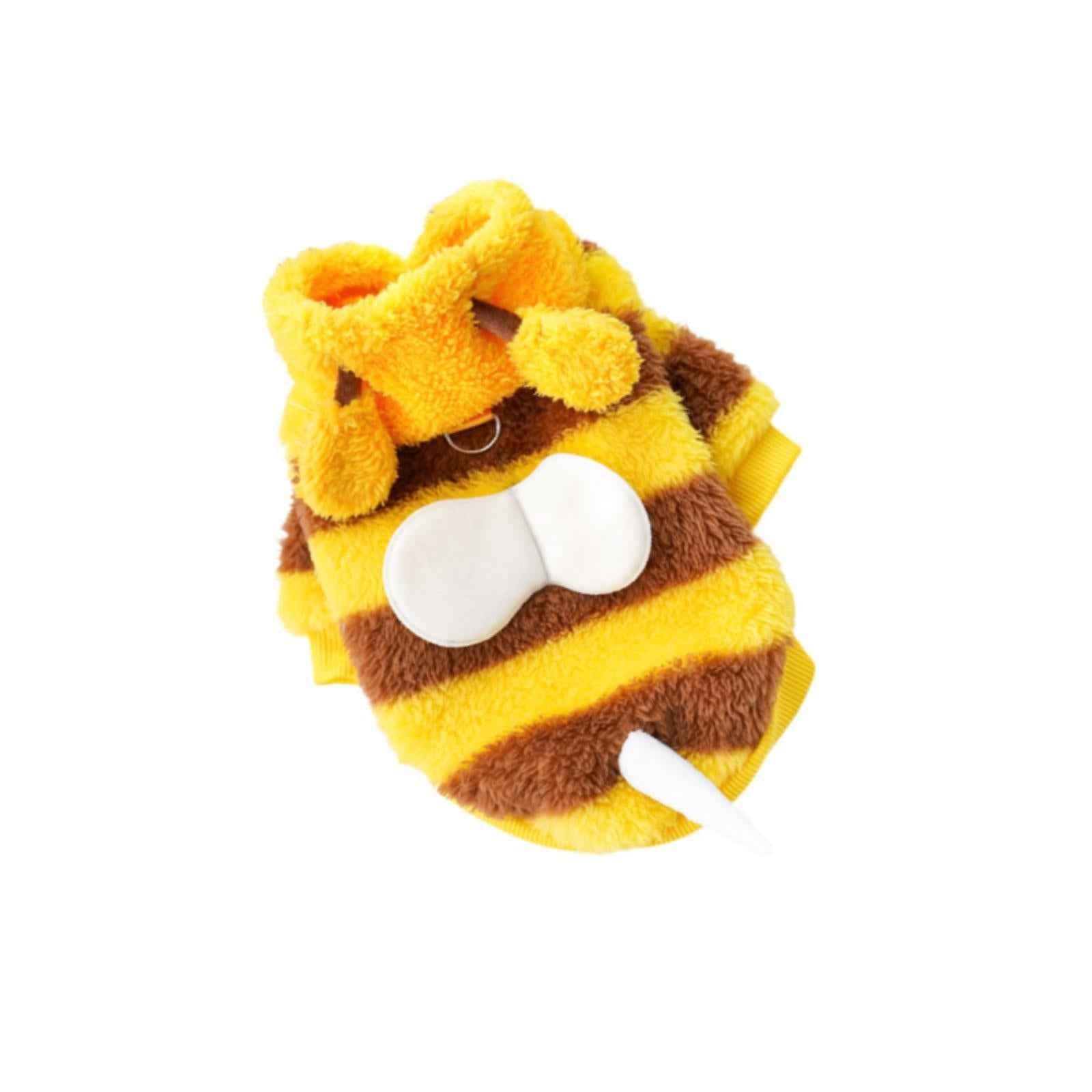 Dog Bee Costume Cat Puppy Party Clothing for Holiday Party Stage Performance M