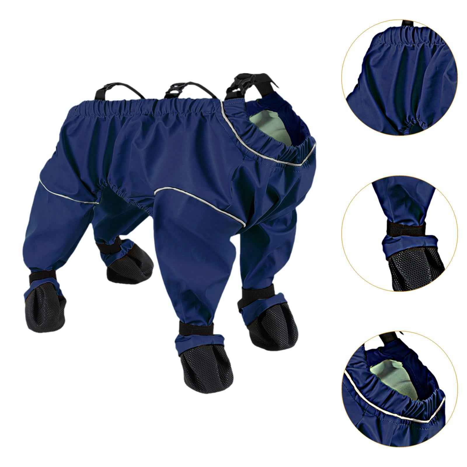 Dog Suspender Boots Waterproof Paw Protectors for Running Hiking Walking S
