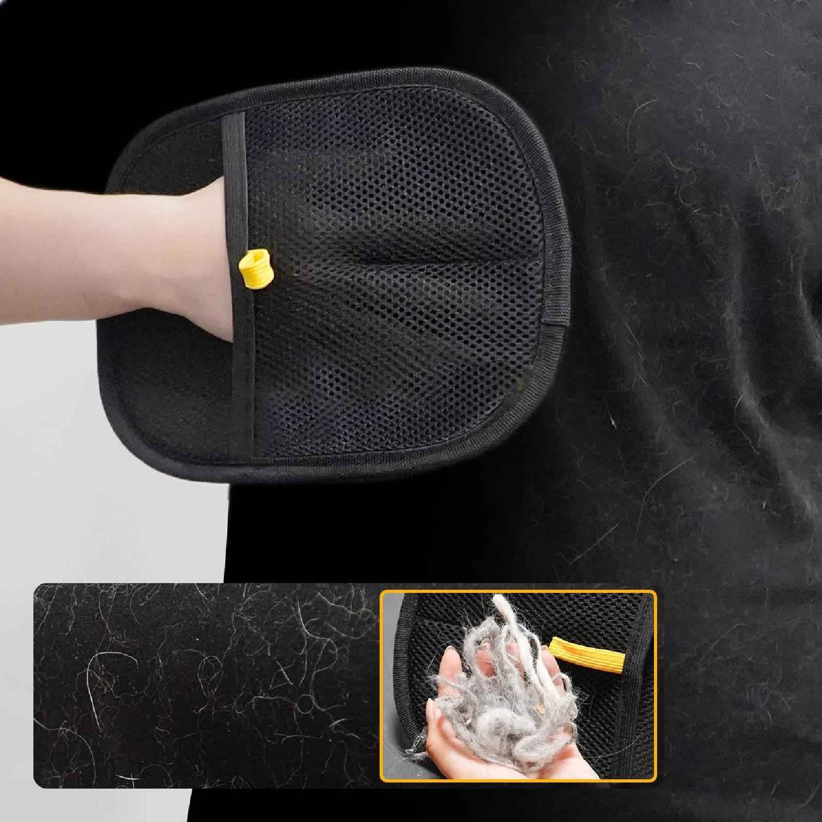 Pet Hair Remover Glove Soft Pet Bathing Gloves for Car Detailing Puppy Couch