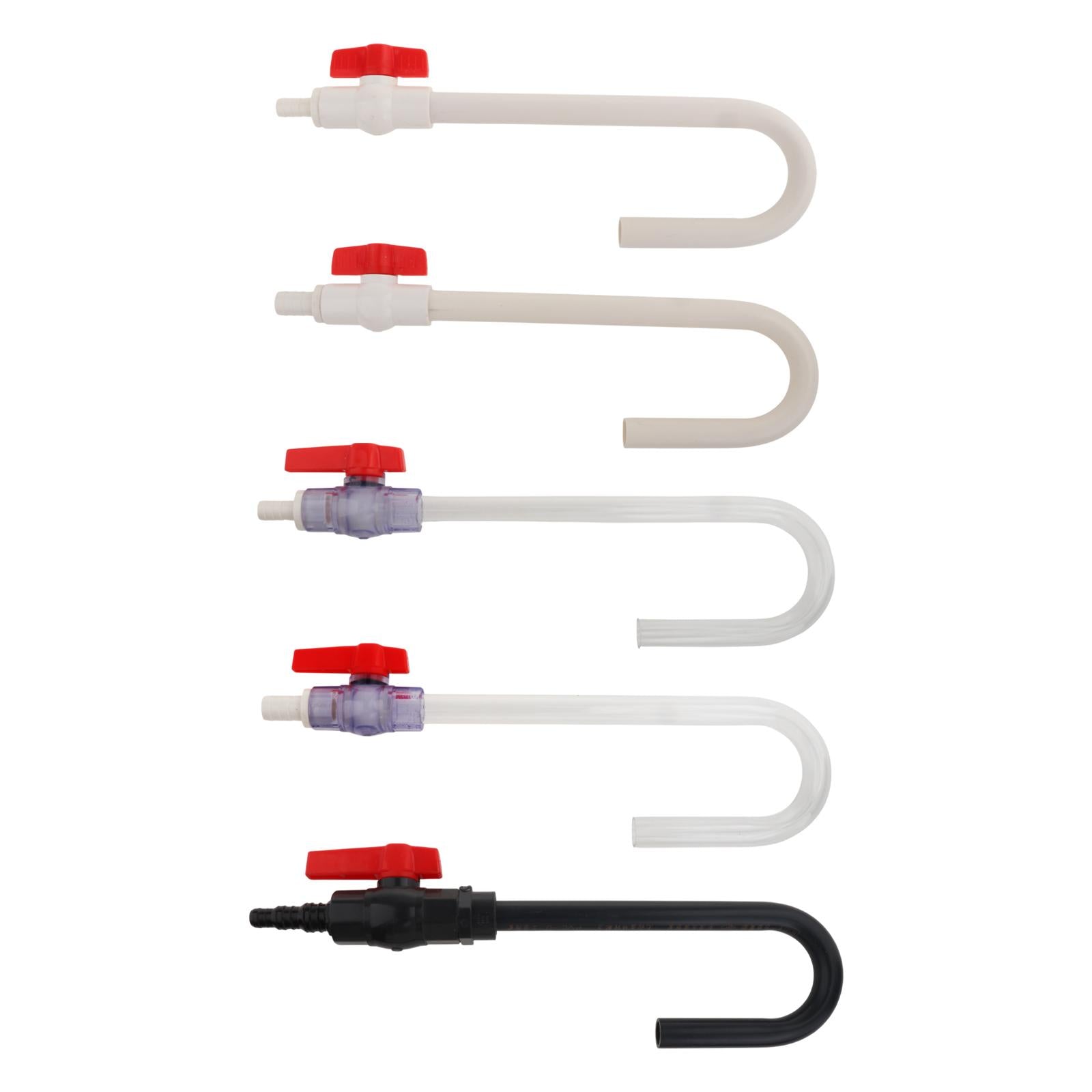 Aquarium Water Fillers Quickly Fish Tank Water Changer Auto Water Fillers Tube 12mm White