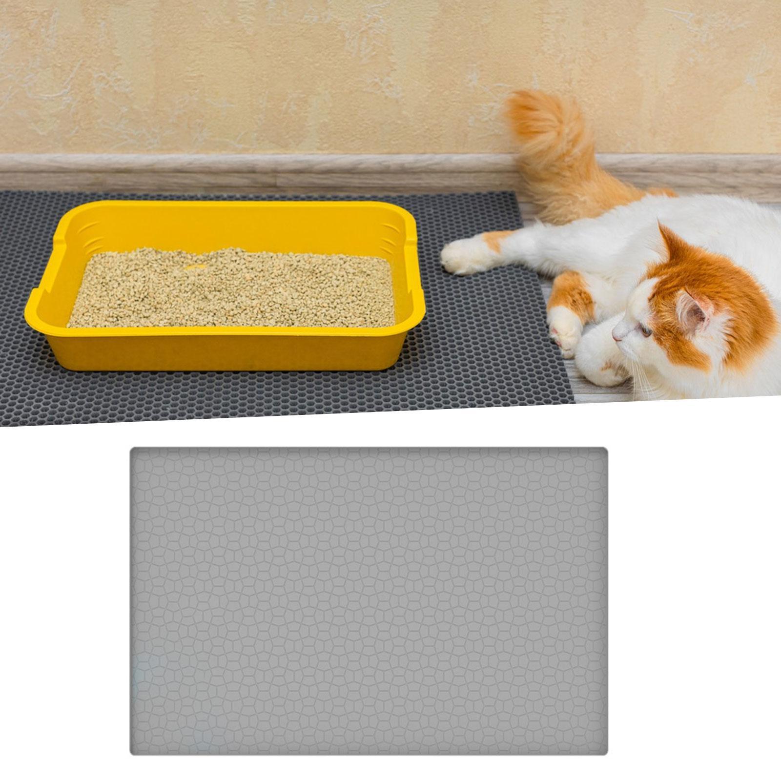 Cat Litter Boxes Mat Pet Supplies Pet Accessory Large 34 x 22" Cat Litter Mat"