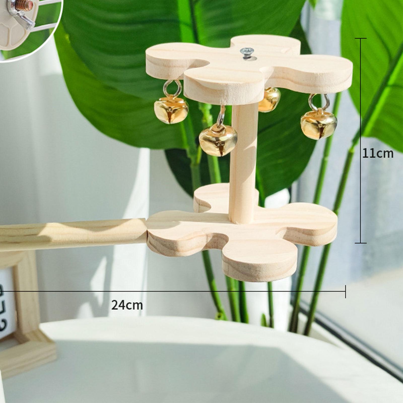 Bird Perch Toy Physical Exercise Parrot Stand for Finches Lovebirds Parakeet