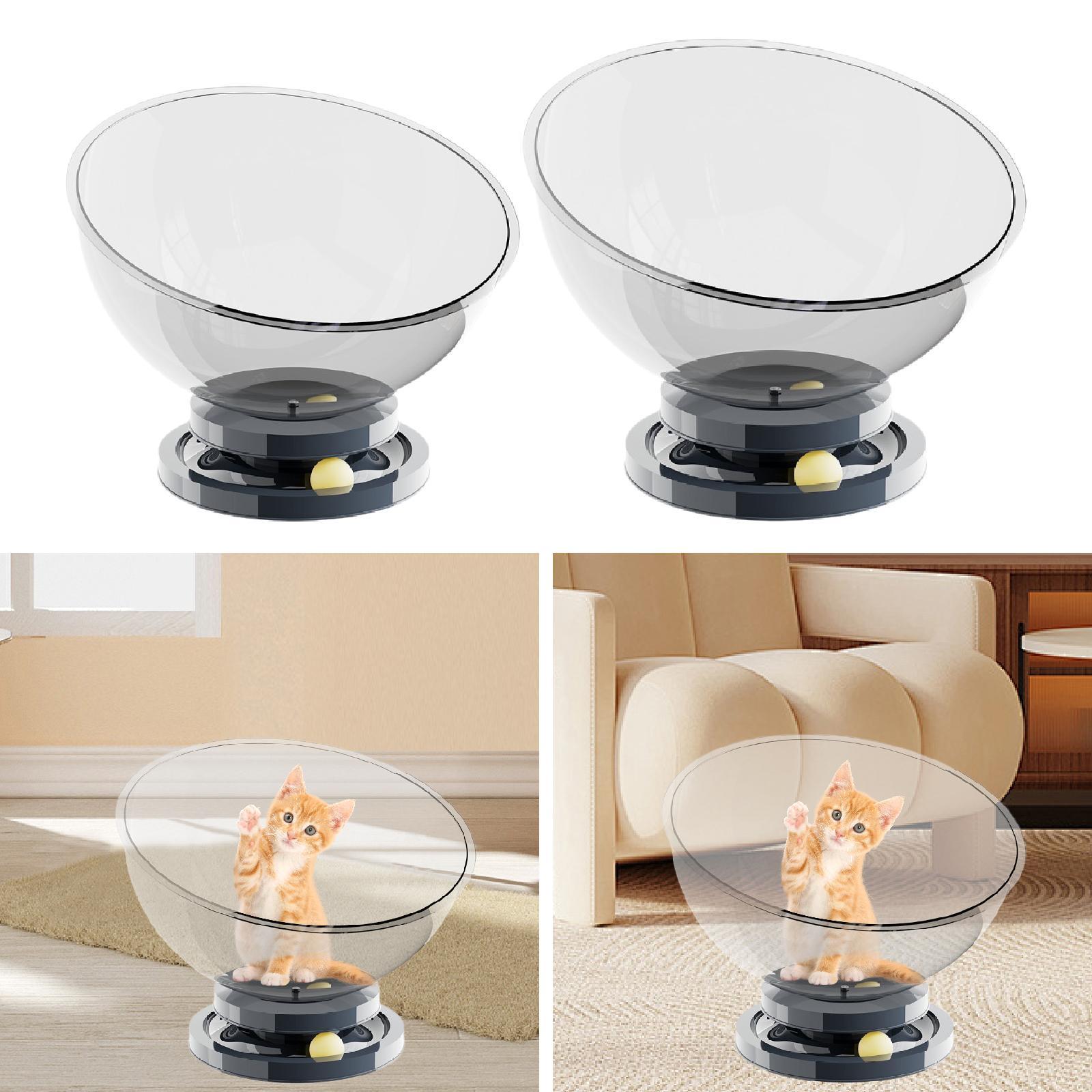 Cat Bed Space Capsule Cat Furniture for Puppy and Cat Cat House Cat Cave Bed Capsule Dia 32cm