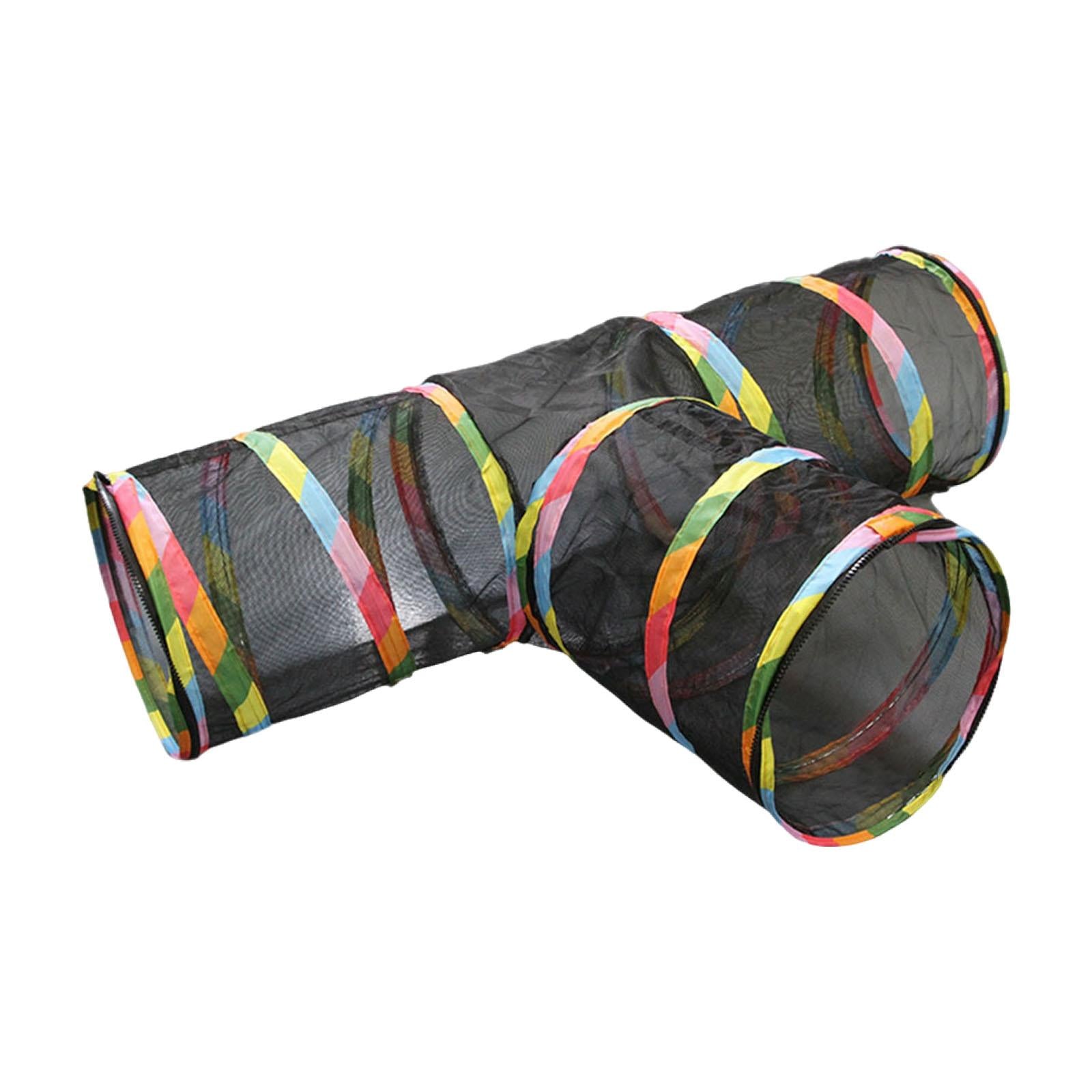 Cat Tunnel Outdoor Mesh for Hiking, Traveling, and Sunbathing Indoor Outdoor Style C