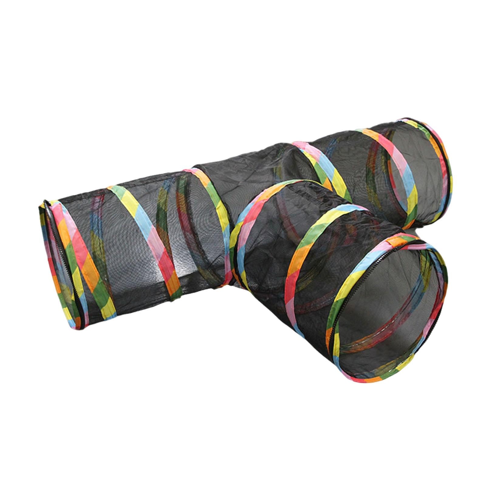 Cat Tunnel Outdoor Mesh for Hiking, Traveling, and Sunbathing Indoor Outdoor Style C