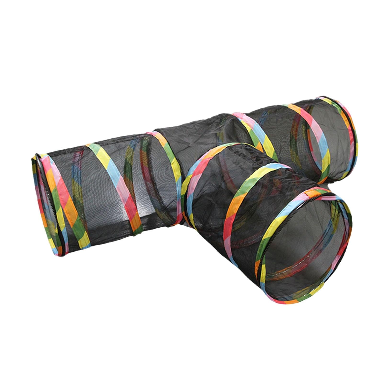 Cat Tunnel Outdoor Mesh for Hiking, Traveling, and Sunbathing Indoor Outdoor Style C