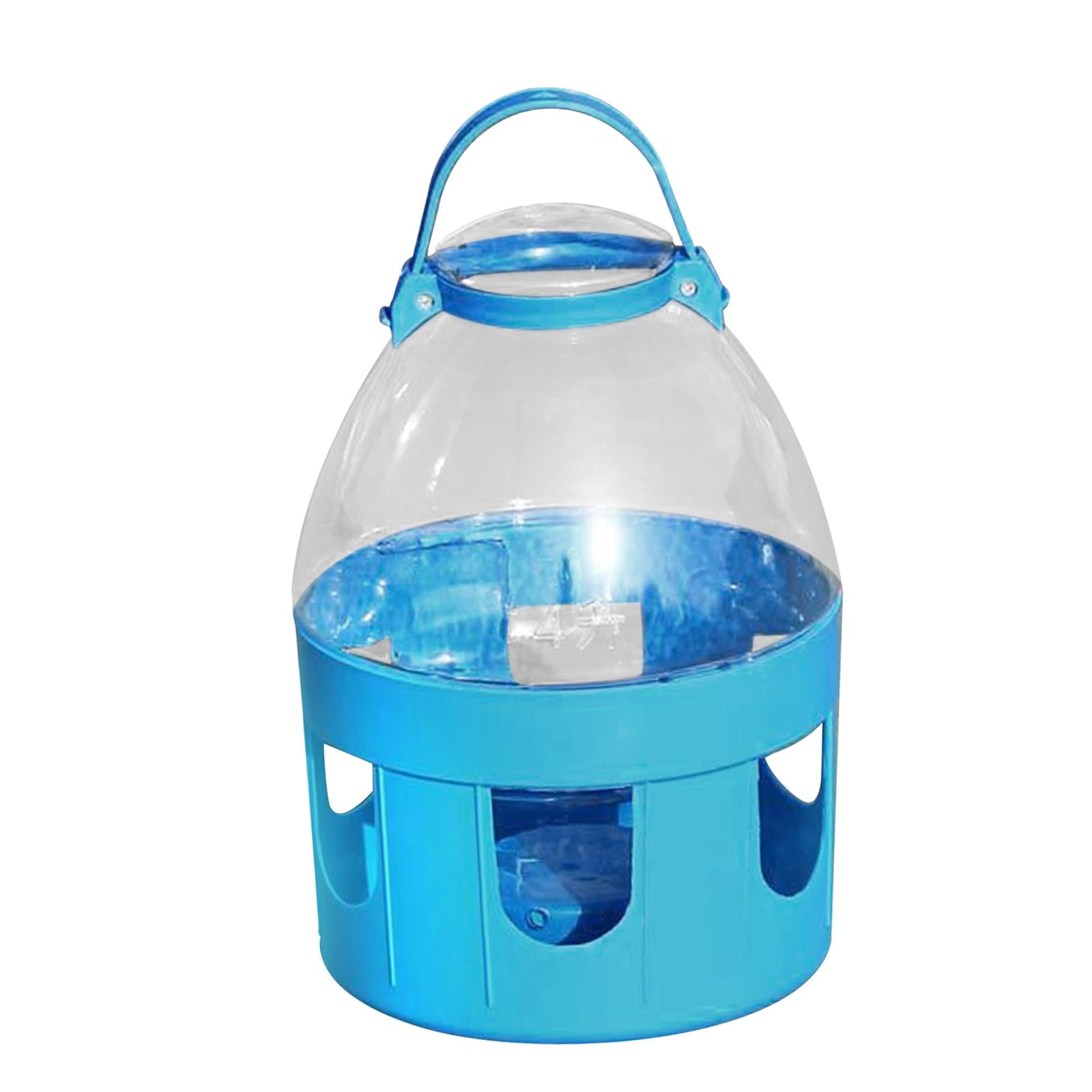 Bird Cage Feeder Easy to Clean Water Dispenser for Peacock Pigeon Cockatiels 4L