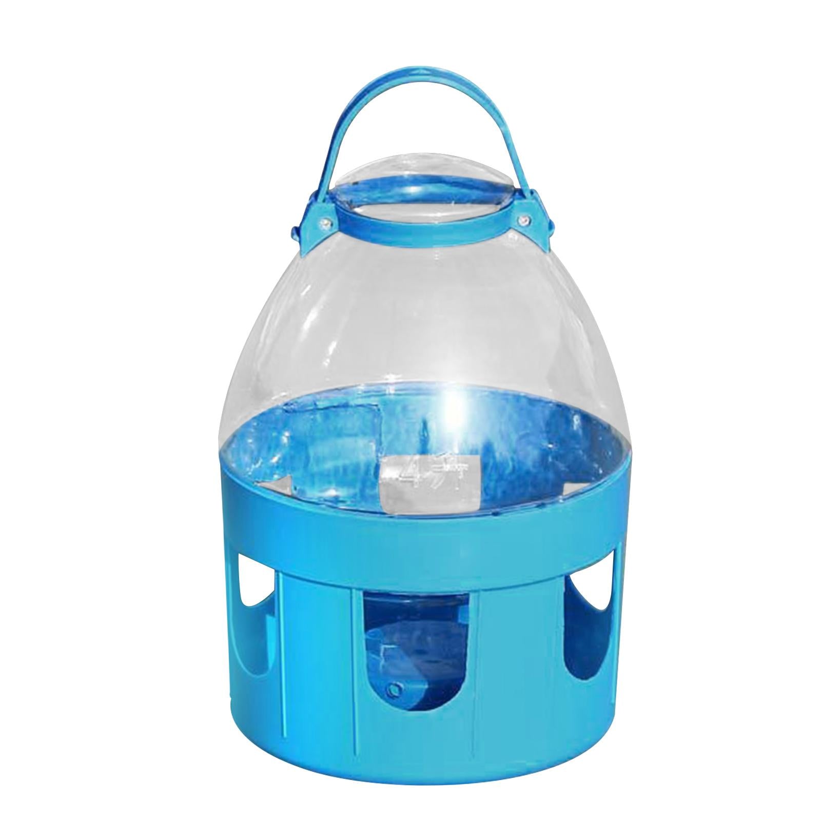 Bird Cage Feeder Easy to Clean Water Dispenser for Peacock Pigeon Cockatiels 4L