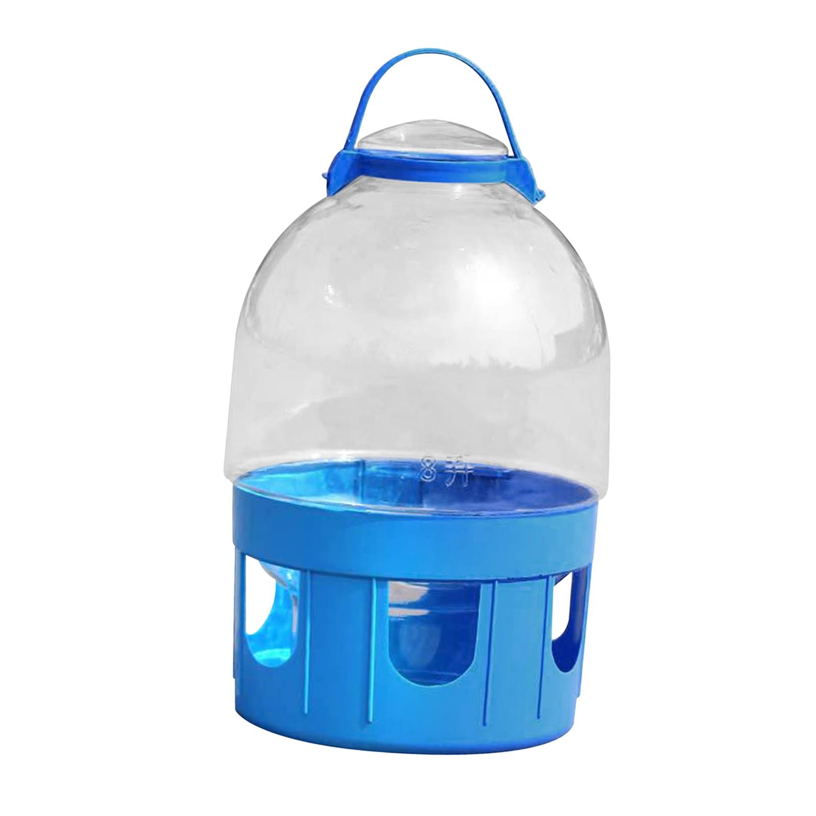 Bird Cage Feeder Easy to Clean Water Dispenser for Peacock Pigeon Cockatiels 8L