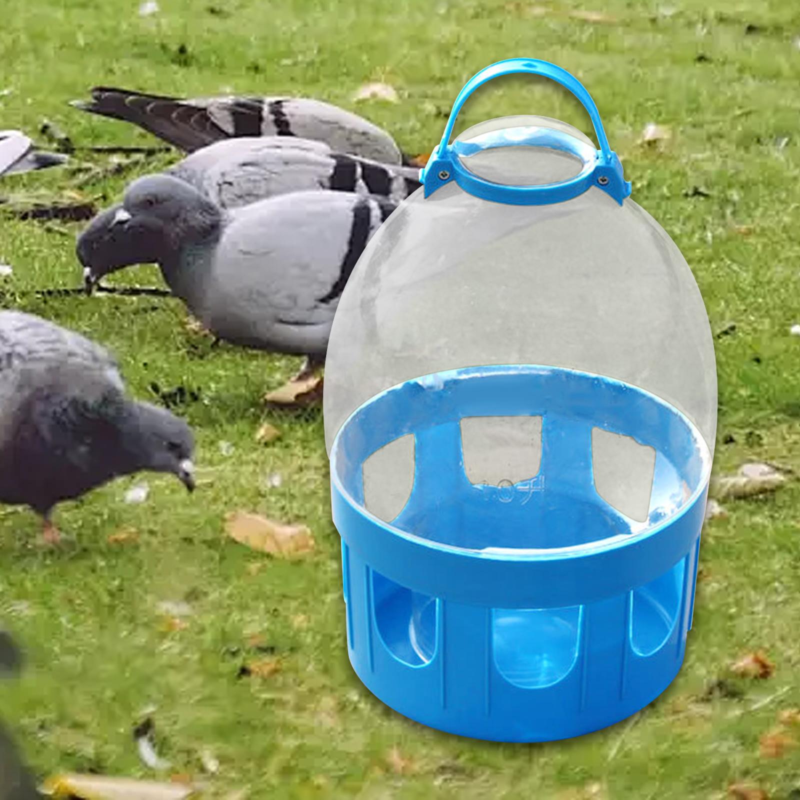 Bird Cage Feeder Easy to Clean Water Dispenser for Peacock Pigeon Cockatiels 10L