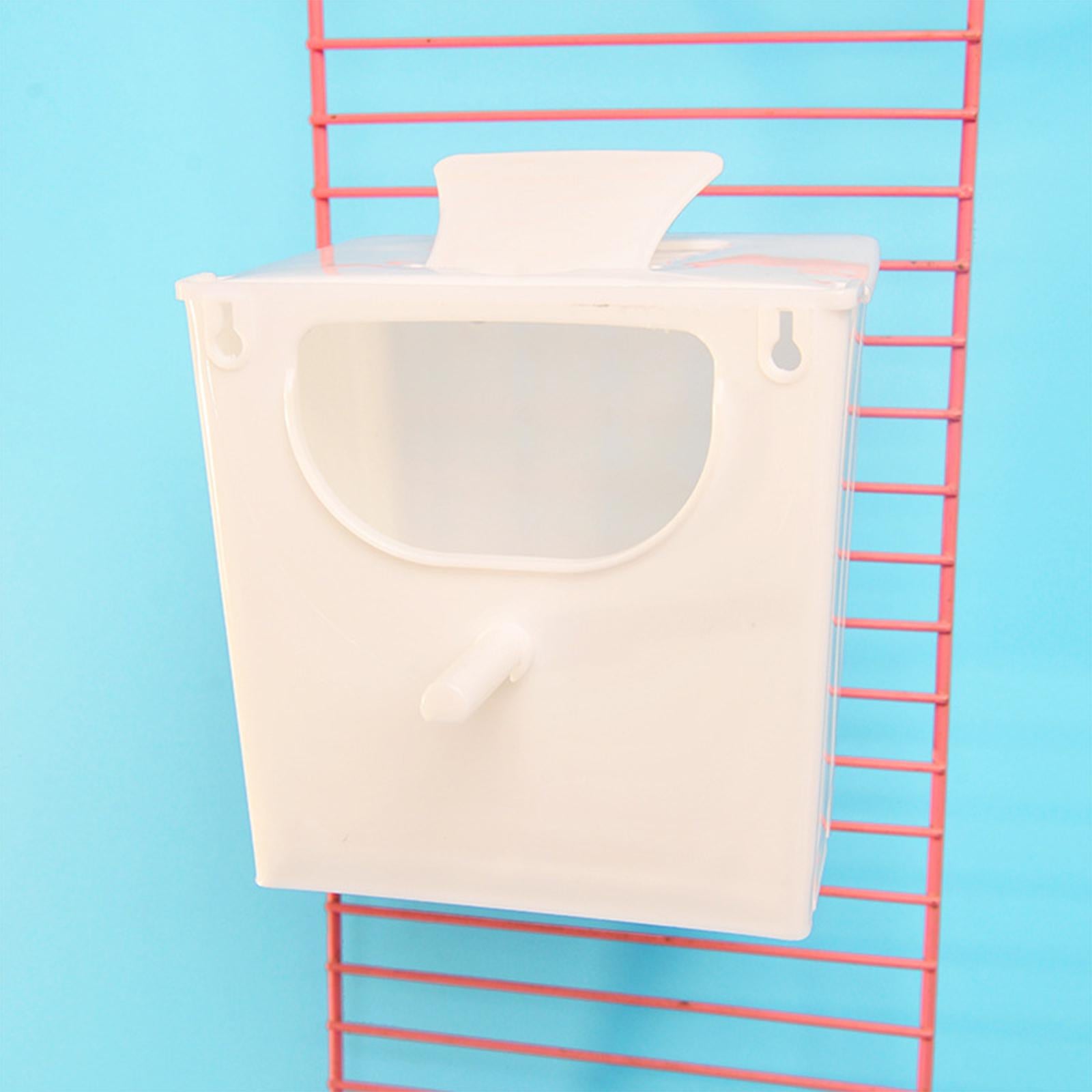 Bird Breeding Box Stable Cage Accessories for Conures Canary Finch Lovebirds White