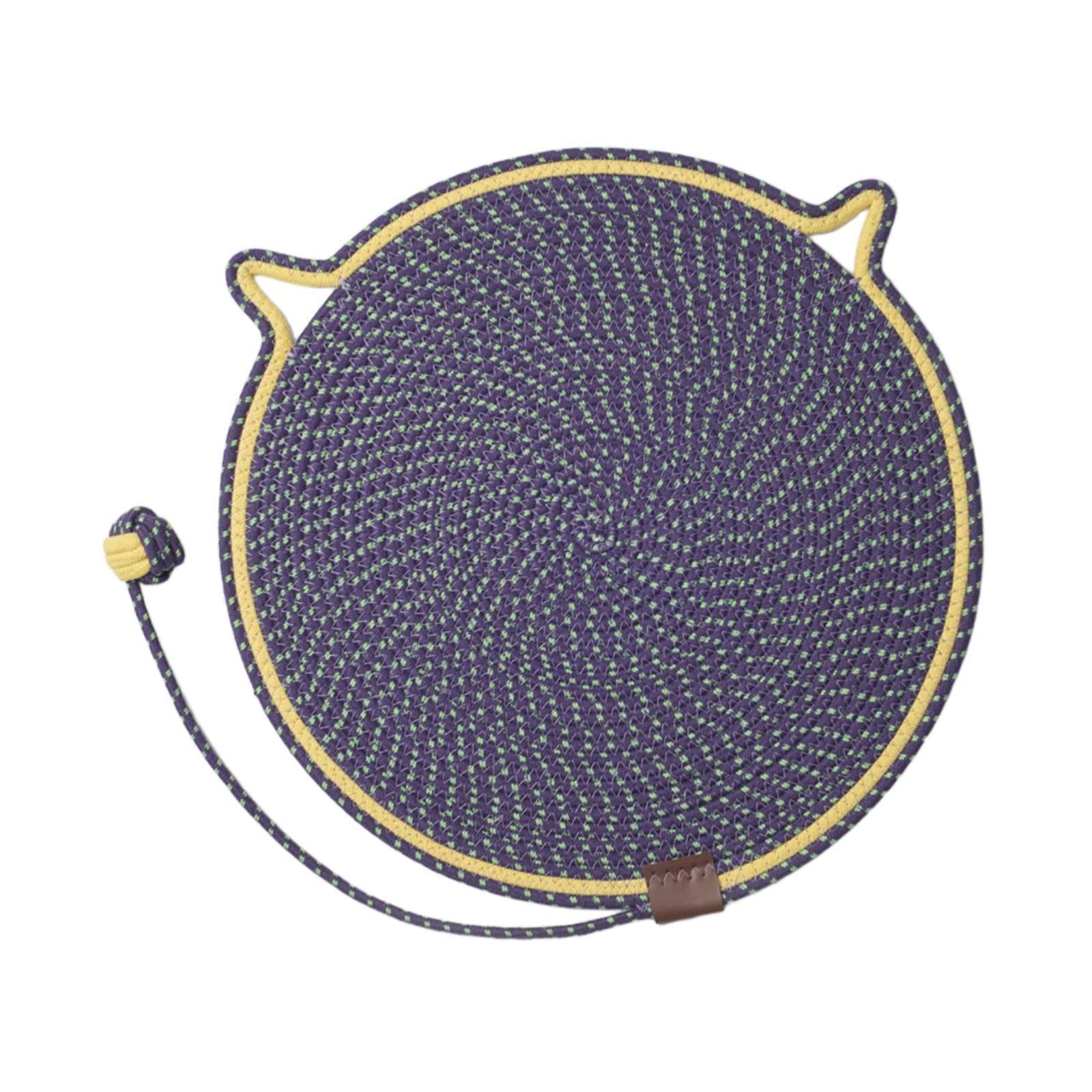 Cat Scratching Pad Sofa Furniture Protector Kitty Claw Toy Cat Scratcher Mat Dark Blue