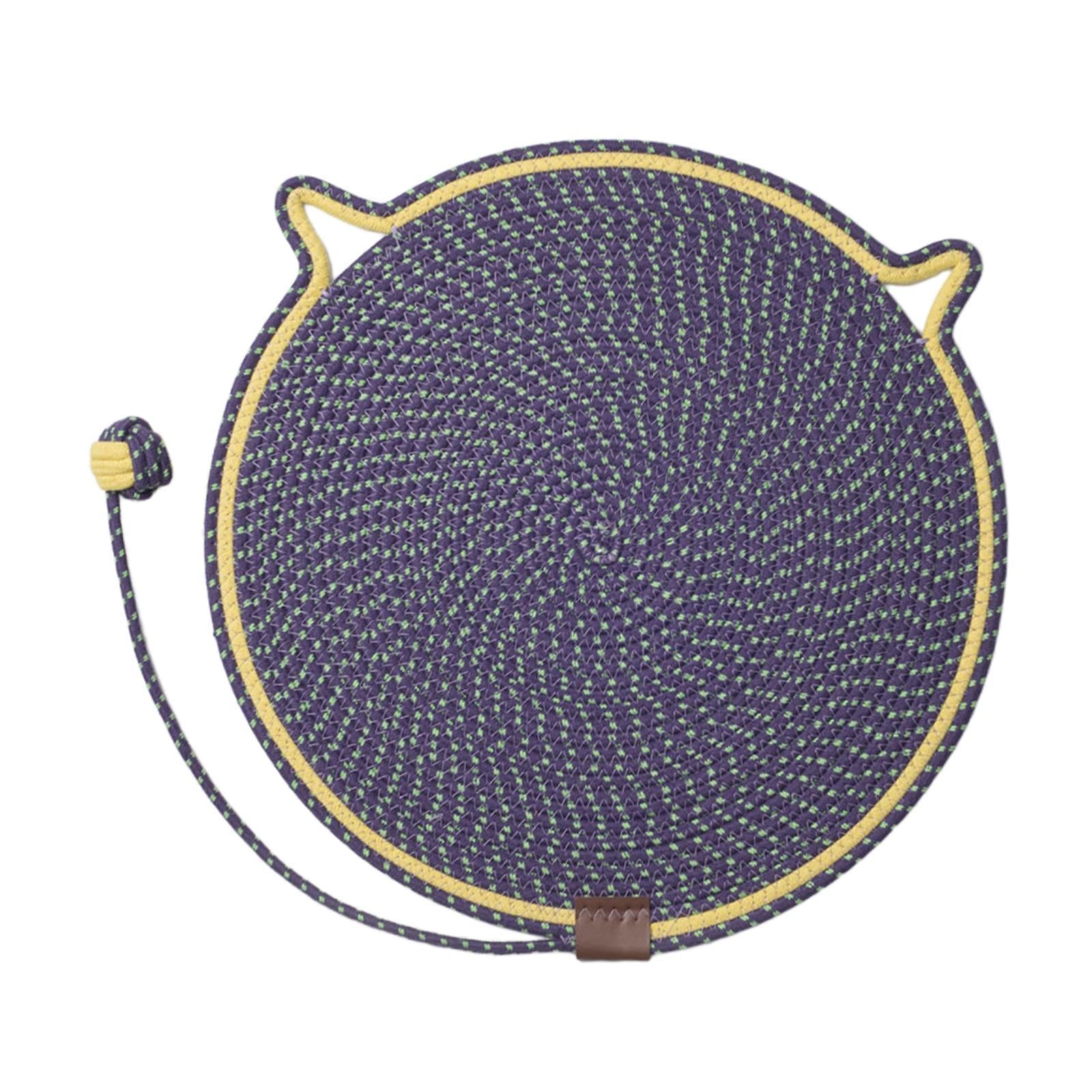 Cat Scratching Pad Sofa Furniture Protector Kitty Claw Toy Cat Scratcher Mat Dark Blue