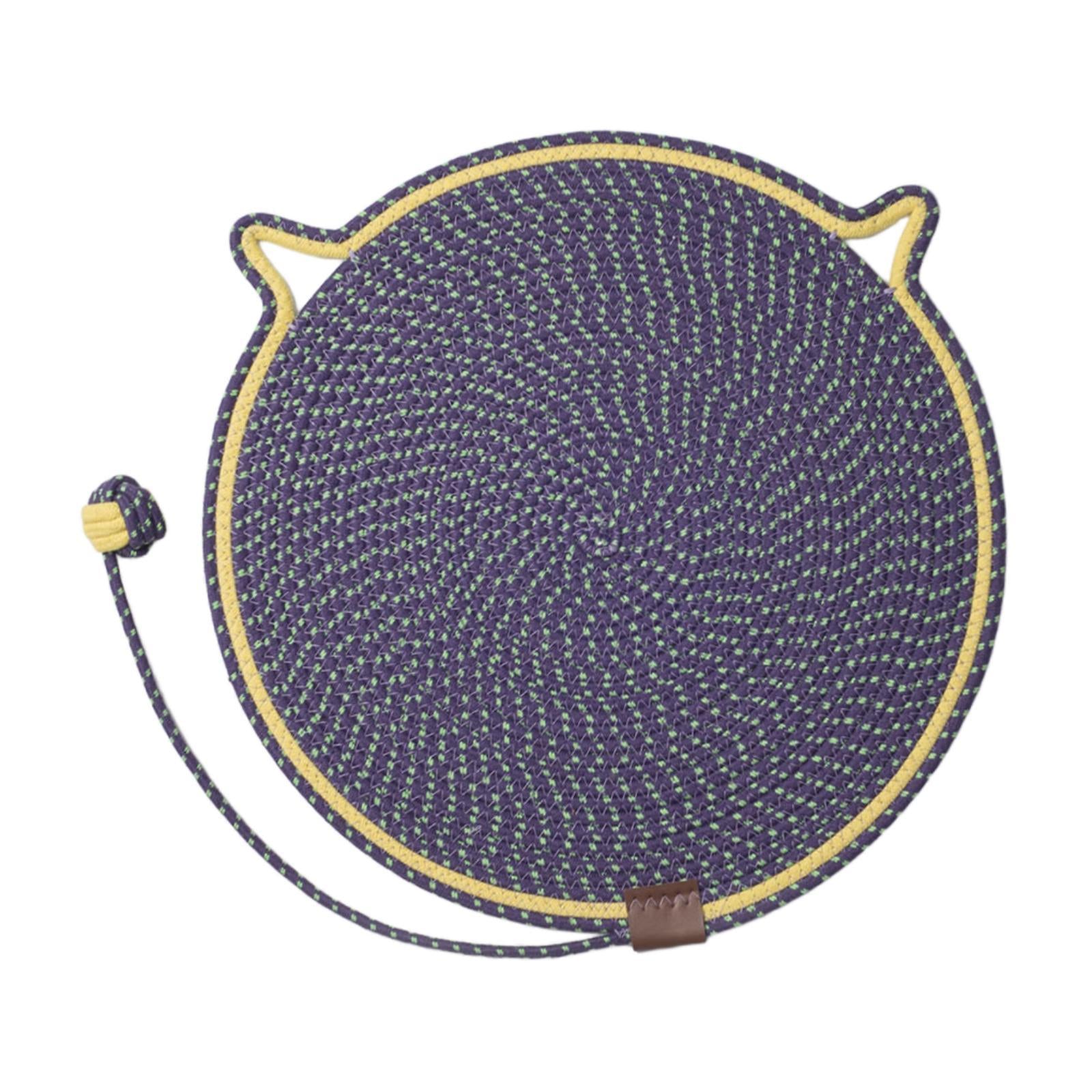 Cat Scratching Pad Sofa Furniture Protector Kitty Claw Toy Cat Scratcher Mat Dark Blue