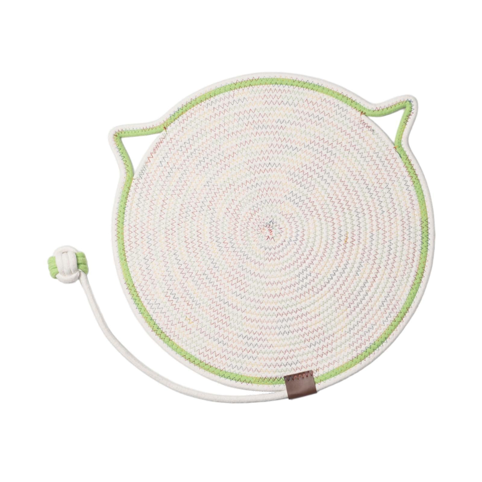 Cat Scratching Pad Sofa Furniture Protector Kitty Claw Toy Cat Scratcher Mat Green Edge