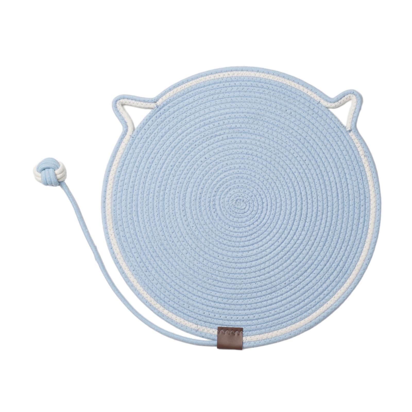 Cat Scratching Pad Sofa Furniture Protector Kitty Claw Toy Cat Scratcher Mat Light Blue