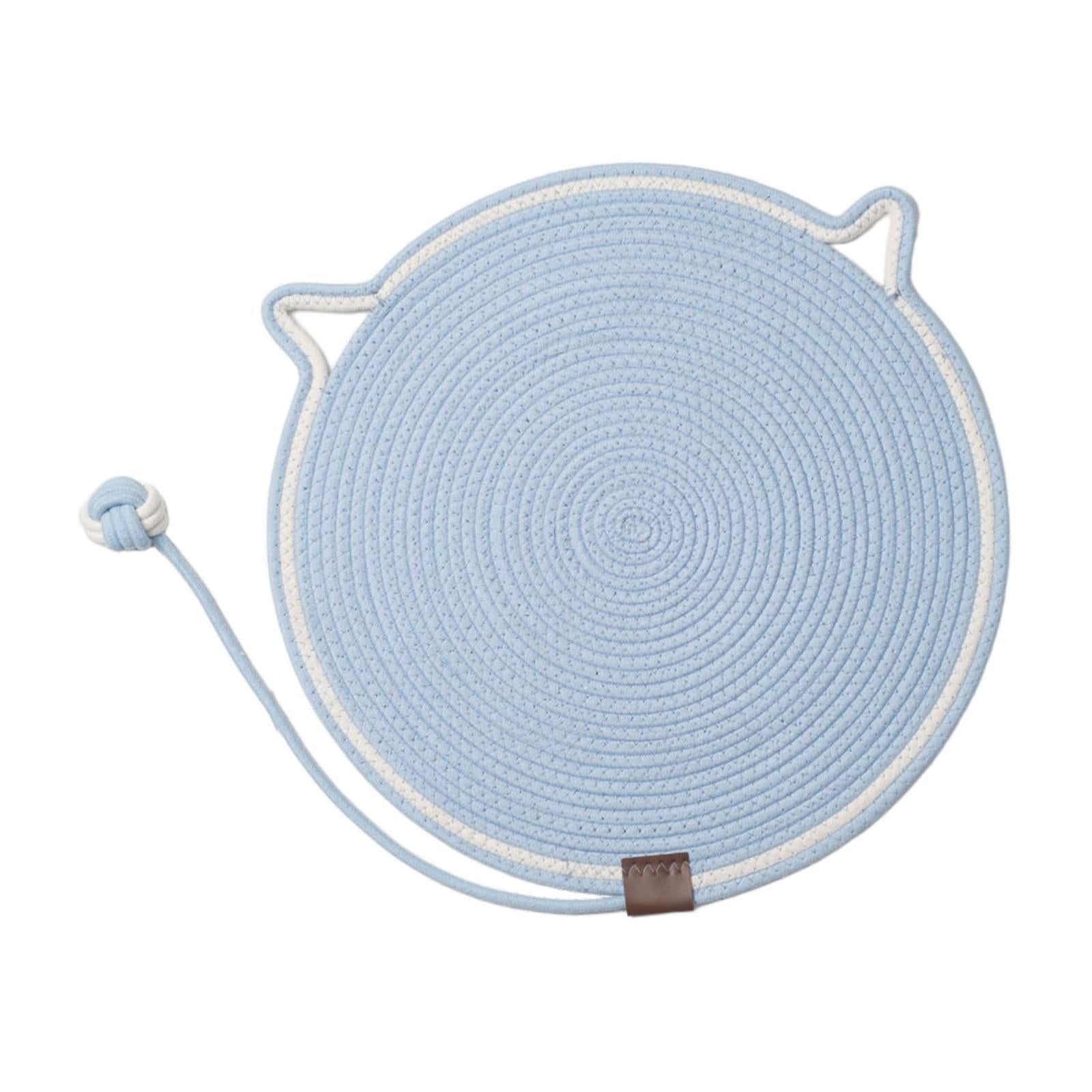Cat Scratching Pad Sofa Furniture Protector Kitty Claw Toy Cat Scratcher Mat Light Blue