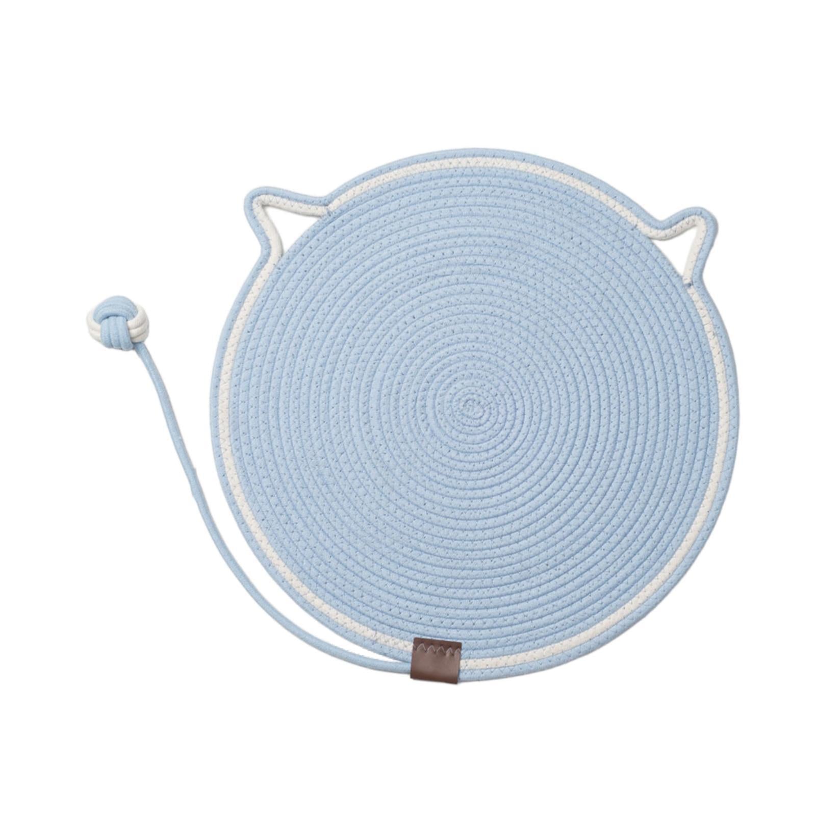 Cat Scratching Pad Sofa Furniture Protector Kitty Claw Toy Cat Scratcher Mat Light Blue