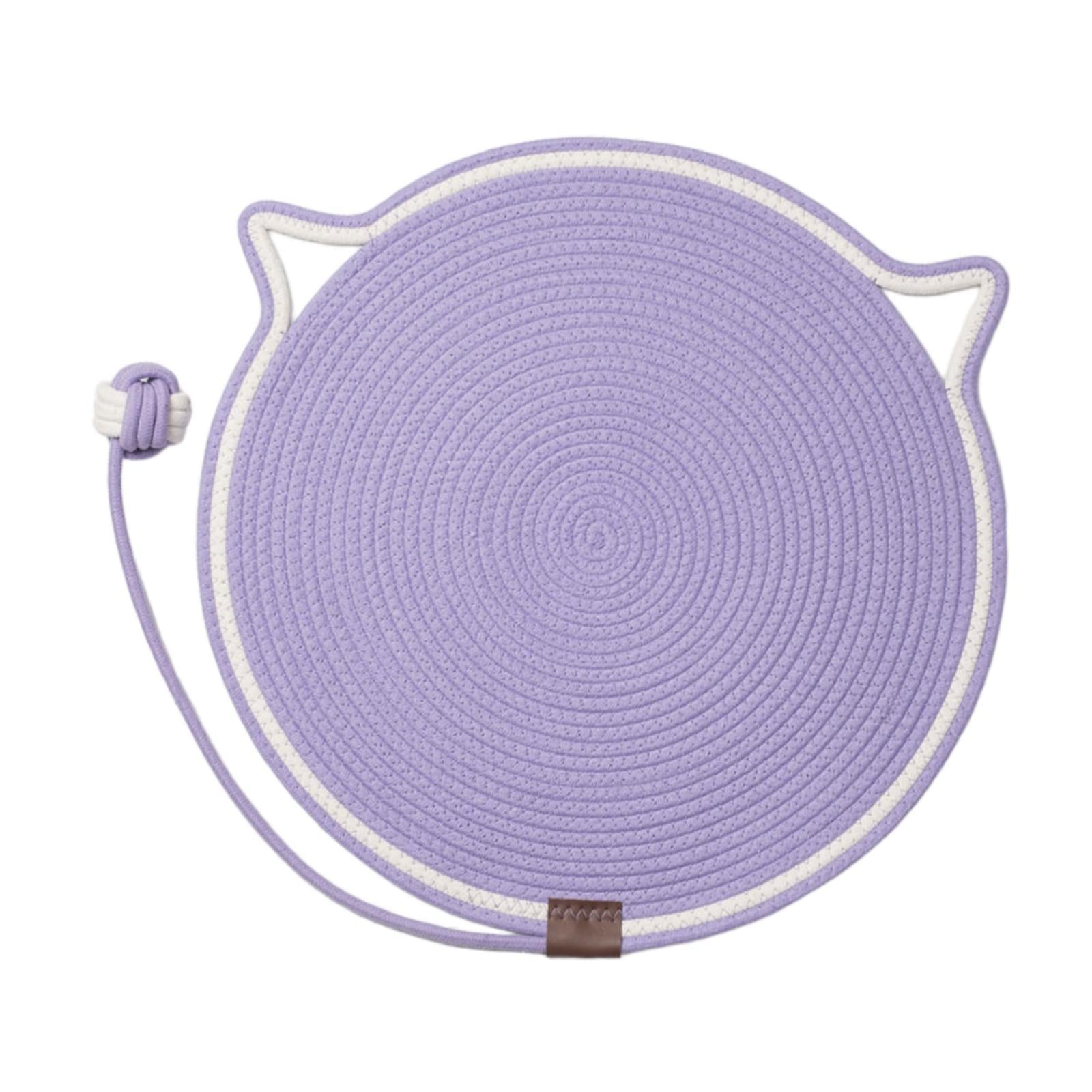 Cat Scratching Pad Sofa Furniture Protector Kitty Claw Toy Cat Scratcher Mat Purple