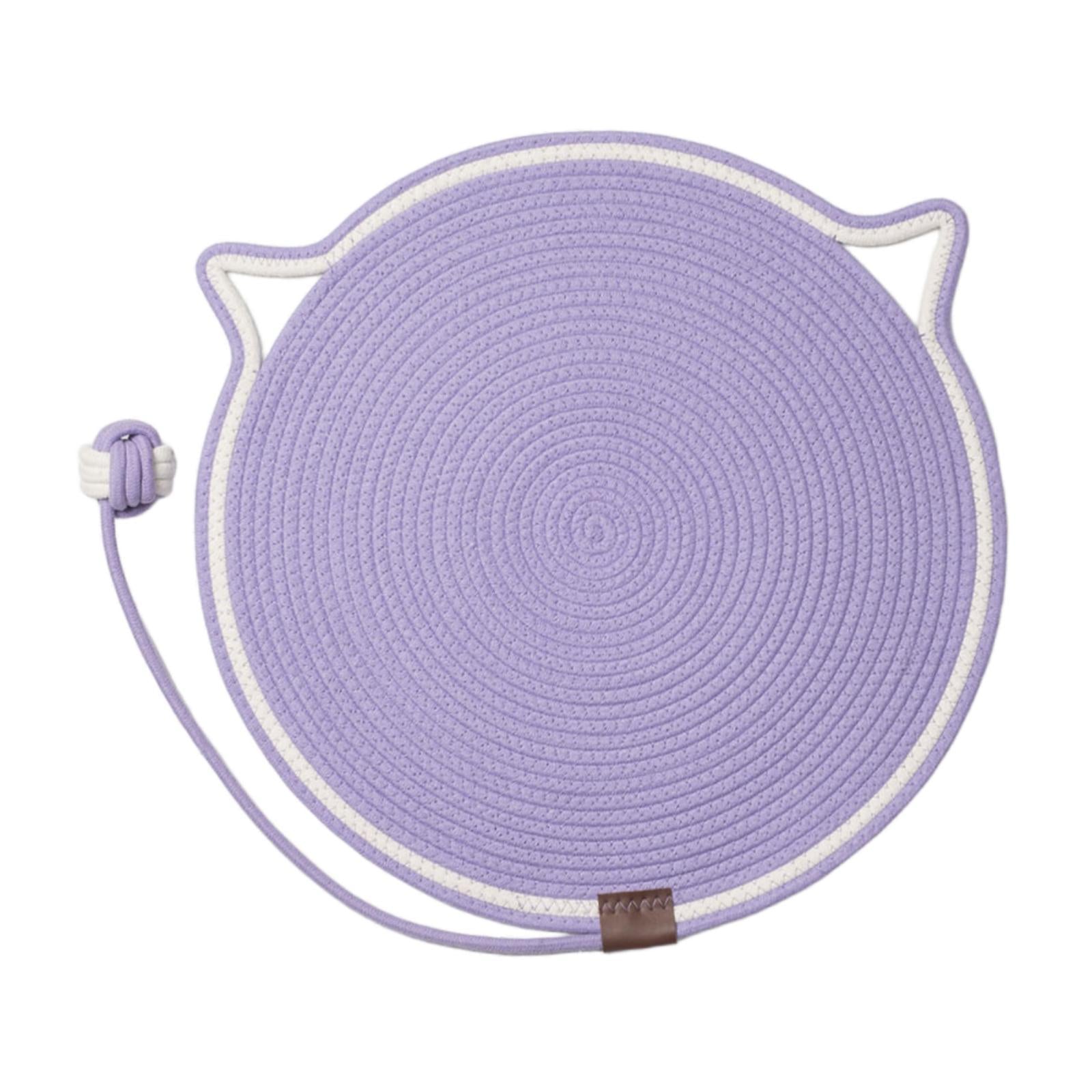 Cat Scratching Pad Sofa Furniture Protector Kitty Claw Toy Cat Scratcher Mat Purple