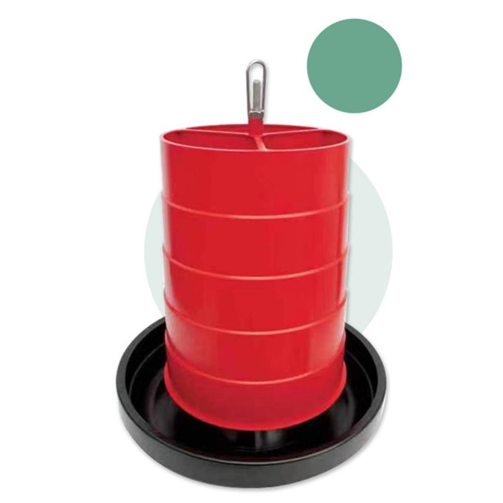 Chicken Waterer feed Container Easy to Fill Chicken Feeder for Birds Outdoor