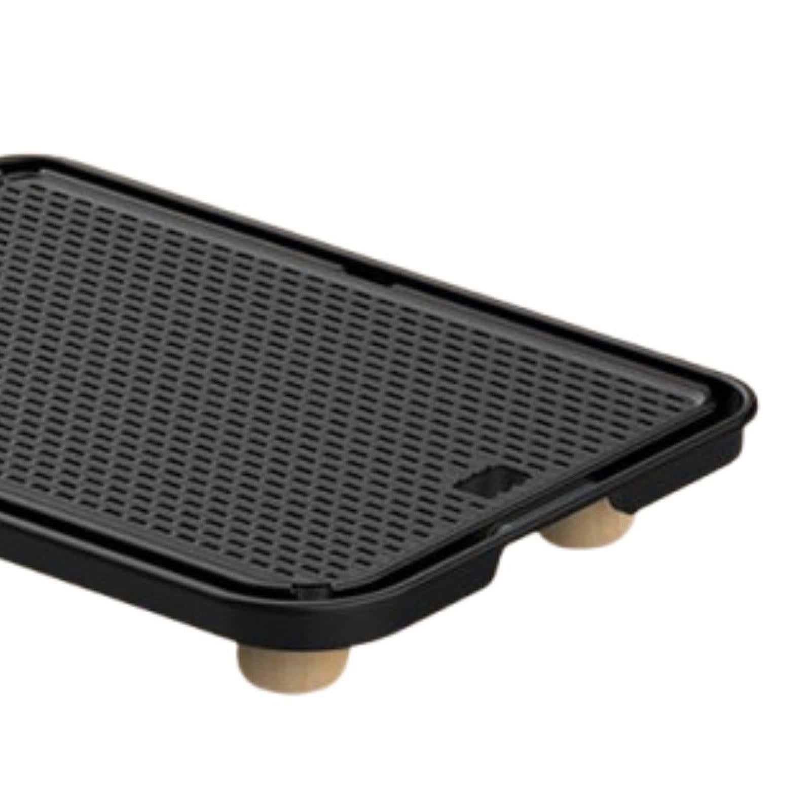 Cat Litter Mat Portable Scatter Control Pad Rug for Kitty Kitten Indoor Cats Black