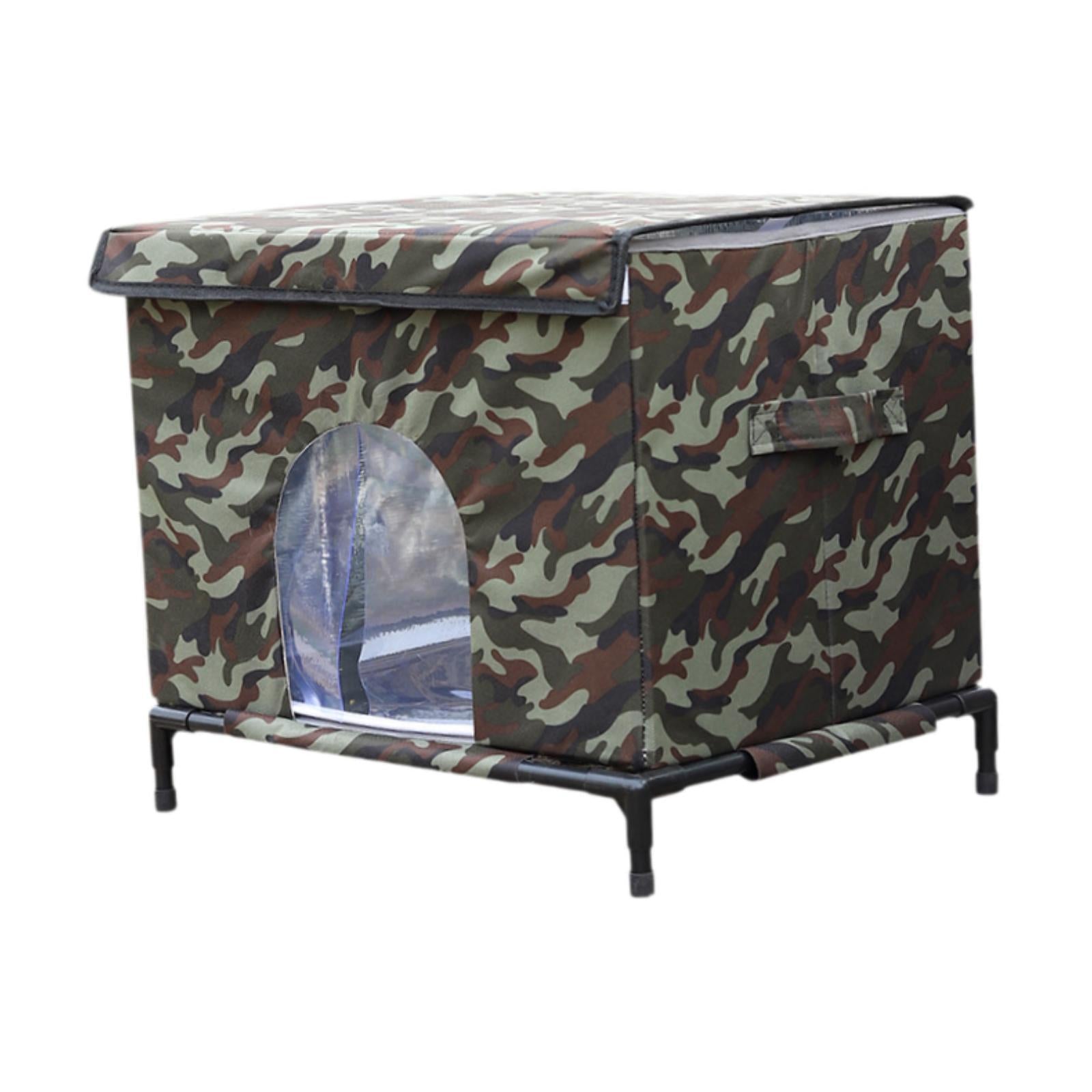 Cat House for Outdoor Cats Gifts Cat Hideout Cube Cat Shelter for Porch Barn
