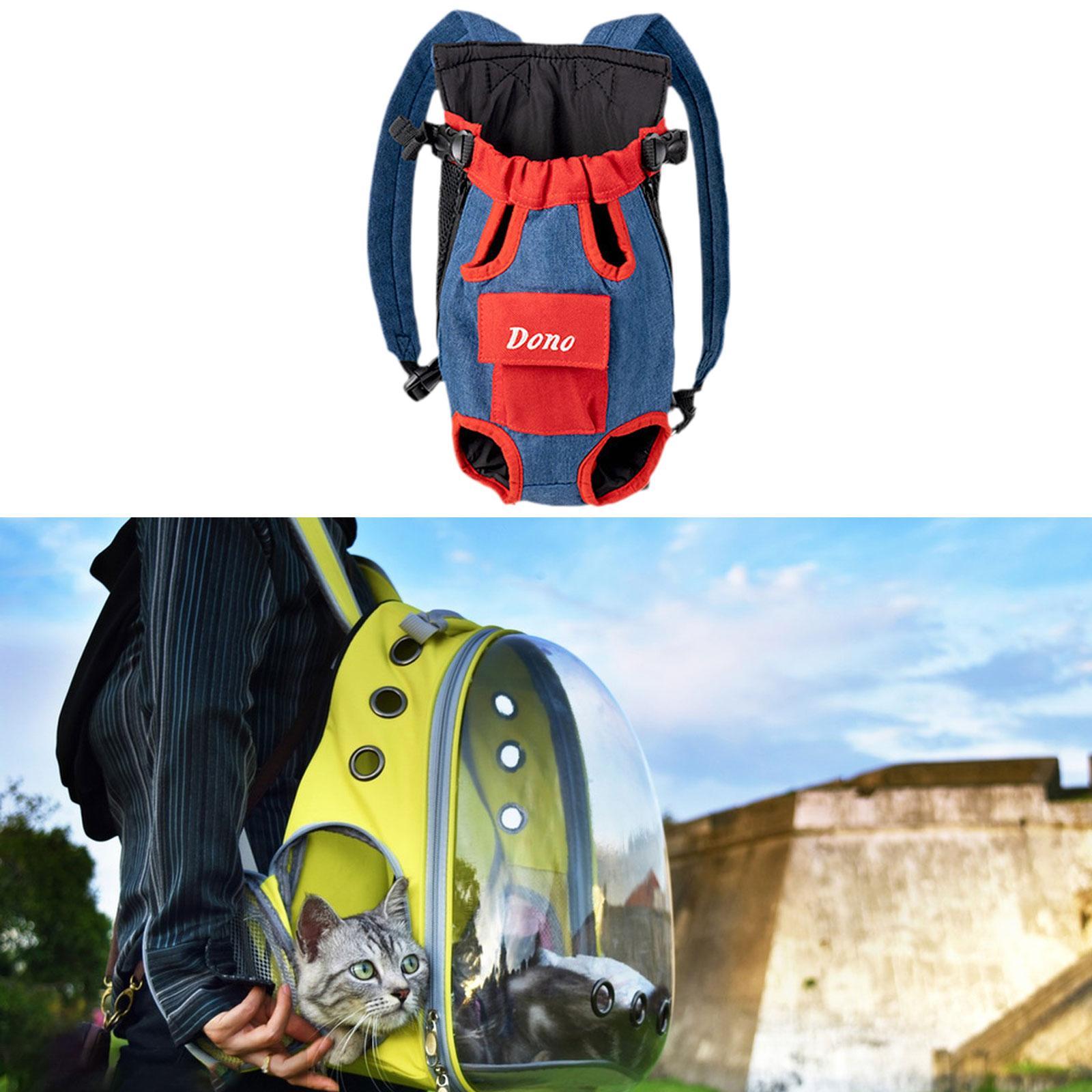 Cat Carrier Backpack Legs Out Soft Dog Travel Bag for Walking Hiking Camping XL