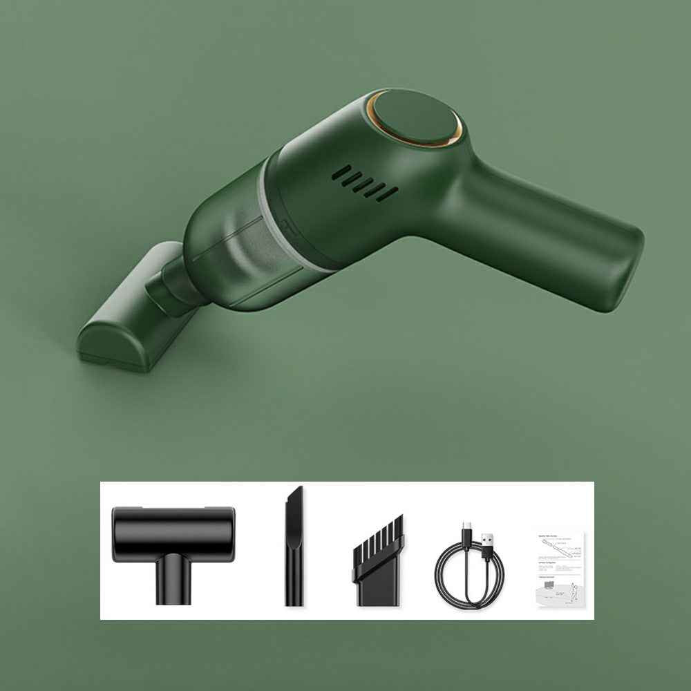 SUITU ST-8000 Dust Collect Cleaning Tool Handheld Cordless Wet and Dry 4500Pa Powerful Suction Vacuum Cleaner - Green