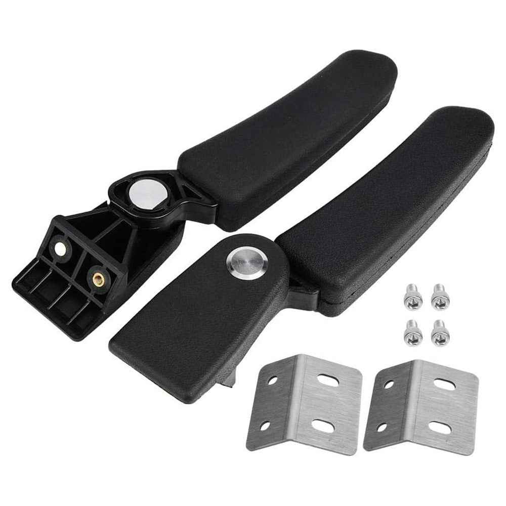 1 Pair Motorcycle Passenger Armrest Rear Box Foldable Grab Handles