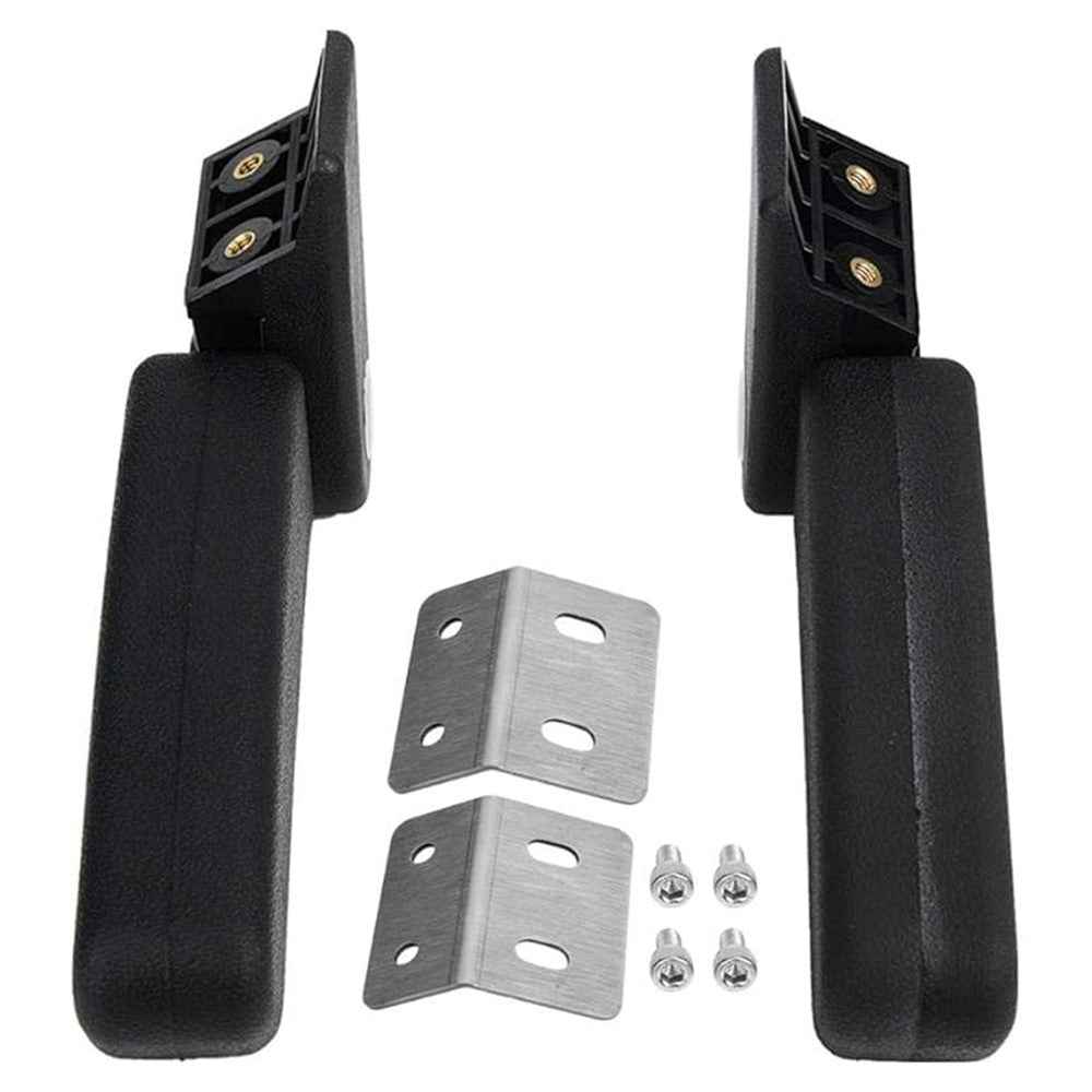 1 Pair Motorcycle Passenger Armrest Rear Box Foldable Grab Handles