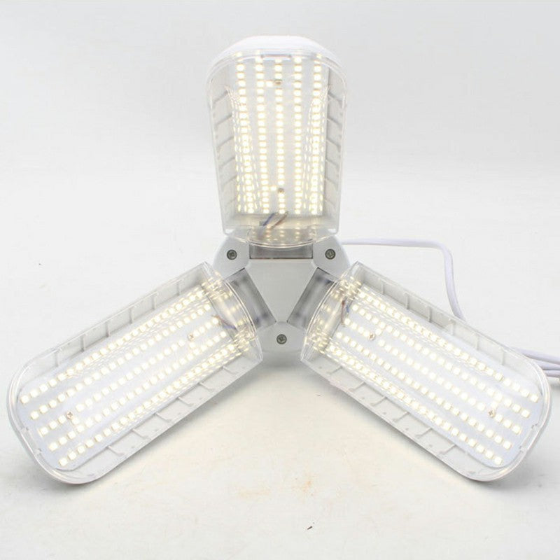 LED Grow Light 40W Full Spectrum Plant Growth Lamp Bulbs with 3 Folding Blades