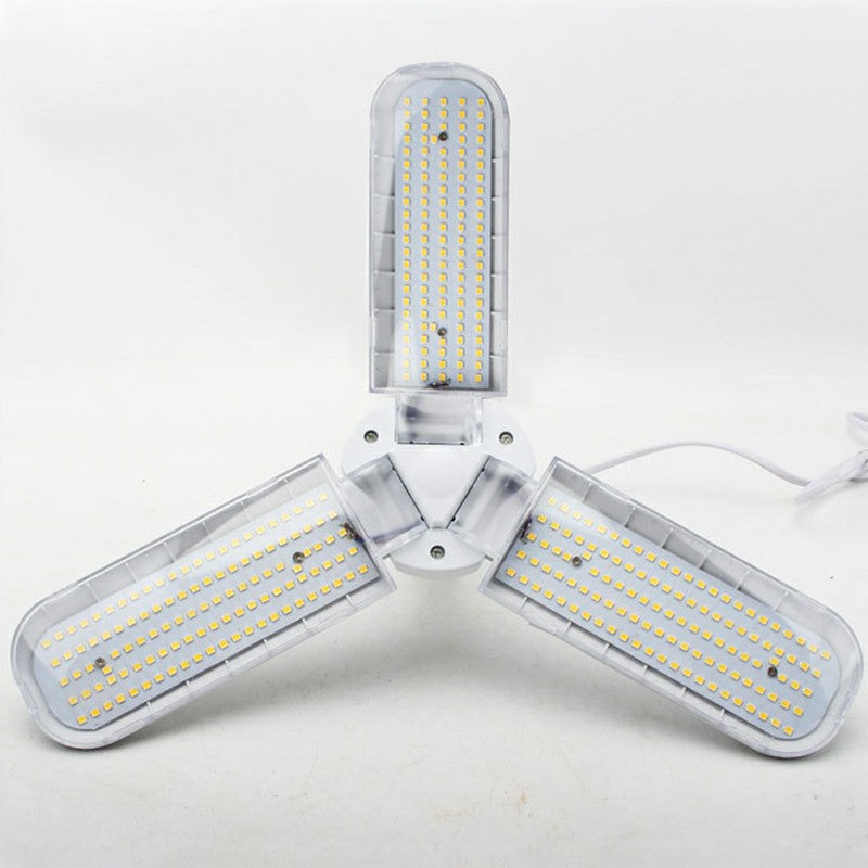 LED Grow Light 40W Full Spectrum Plant Growth Lamp Bulbs with 3 Folding Blades