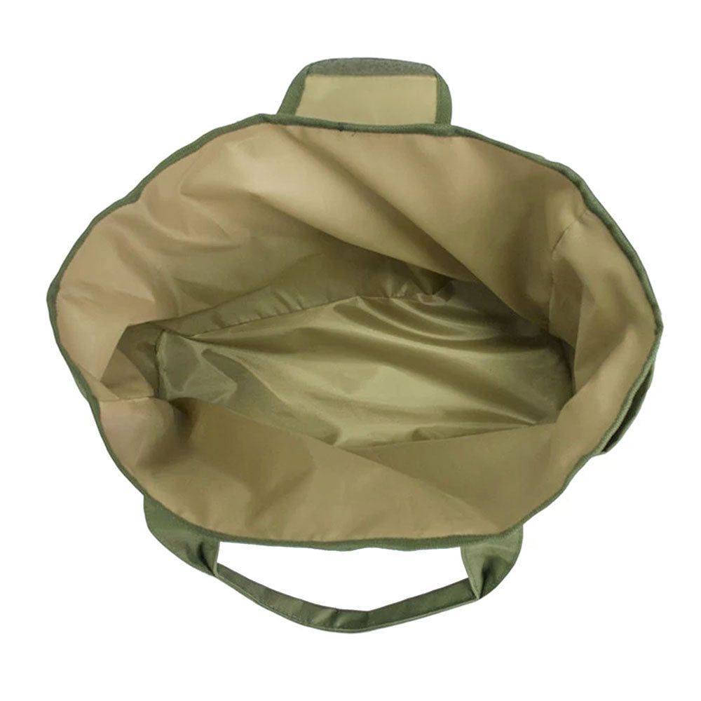 Garden Tool Handbag Oxford Cloth 9 Pockets Gardening Tools Storage Bag - Army Green + Khaki