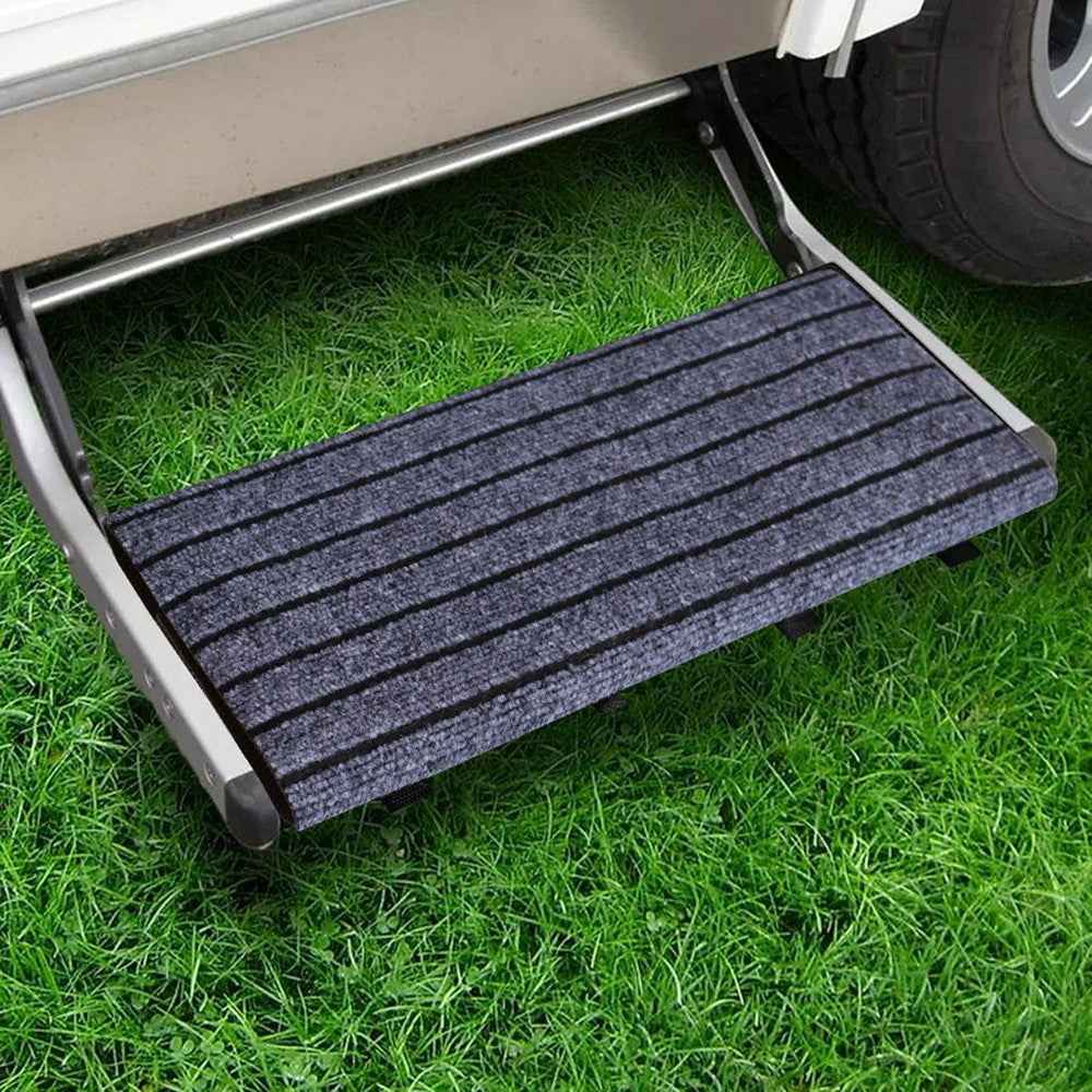 Adjustable RV Step Cover Anti Slip Mat For Camper Trailer Easy Clean Dirt Protection Mat