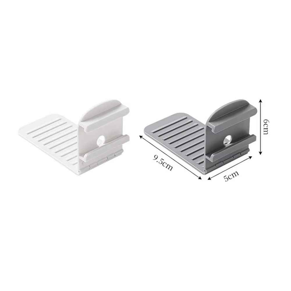 4Pcs Bed Sheet Fasteners Adjustable Clip Holders Anti Slip Gripper Straps for Mattress Covers - Grey