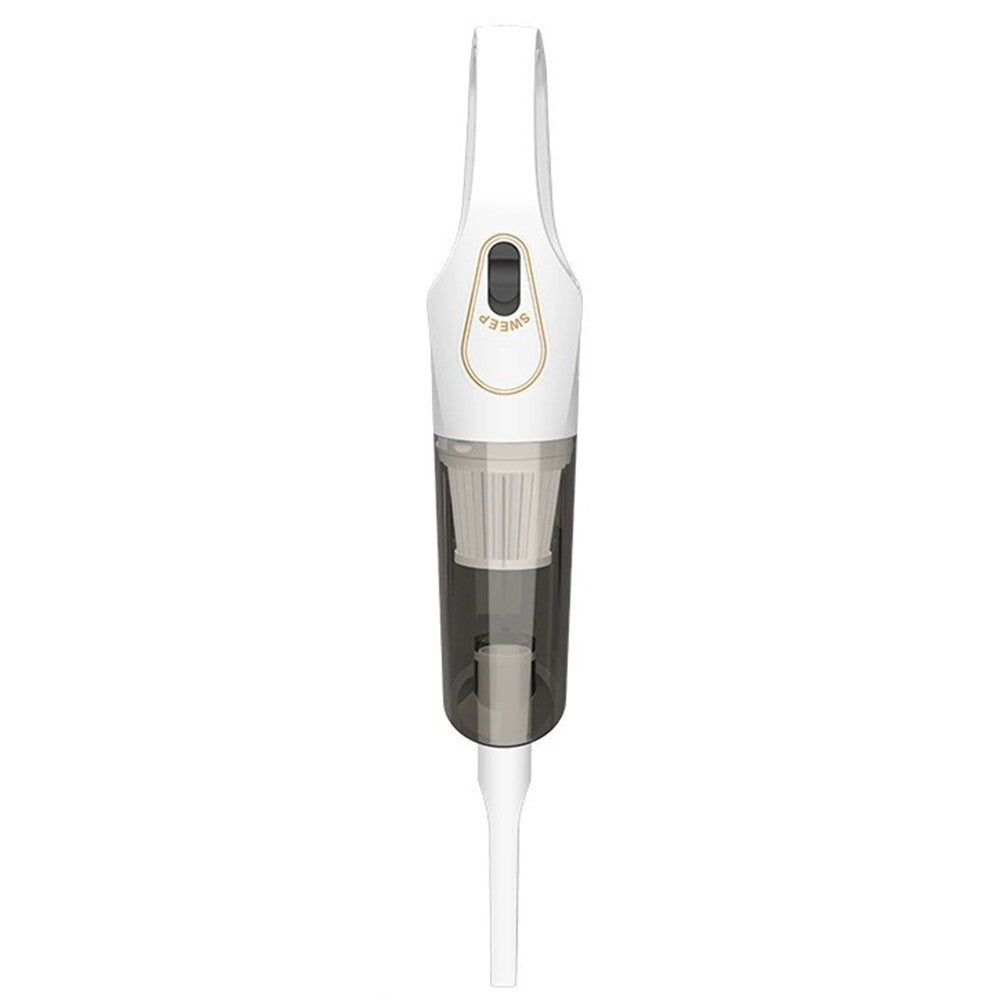 7.4V Handheld Vacuum Cleaner Multifunctional Cordless Powerful Suction Dust Blower for Car Home - White