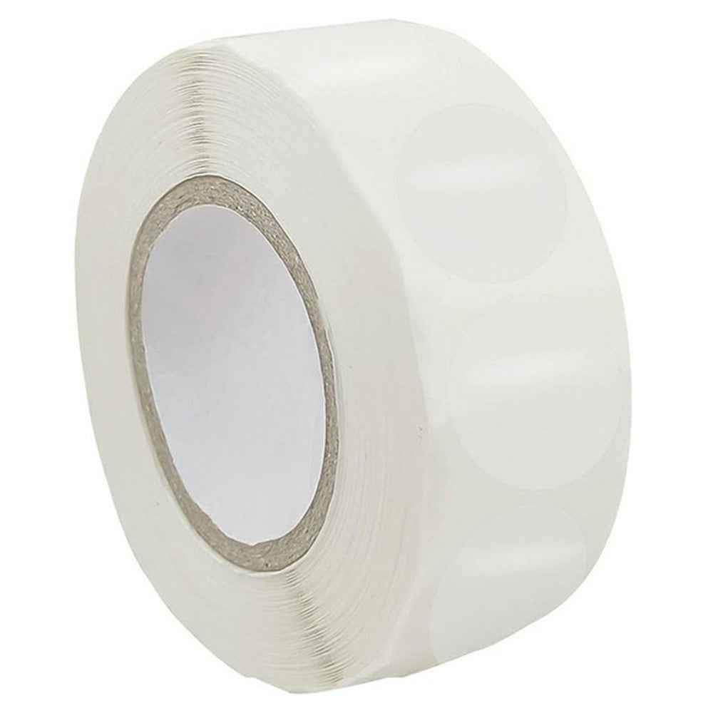 500Pcs / Roll 2cm Diameter 5C Thickness Transparent Stickers Round Self Adhesive Labels for Envelopes Gifts