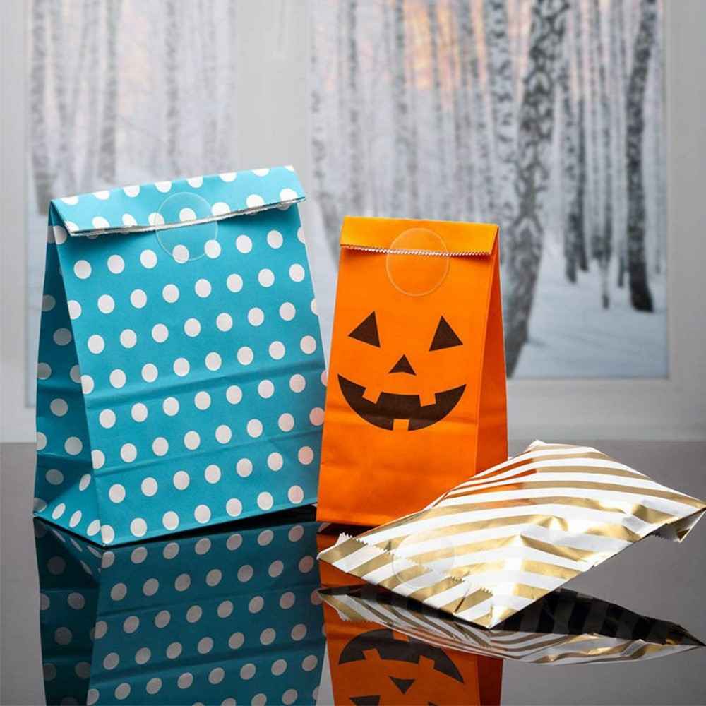 500Pcs / Roll 2cm Diameter 5C Thickness Transparent Stickers Round Self Adhesive Labels for Envelopes Gifts