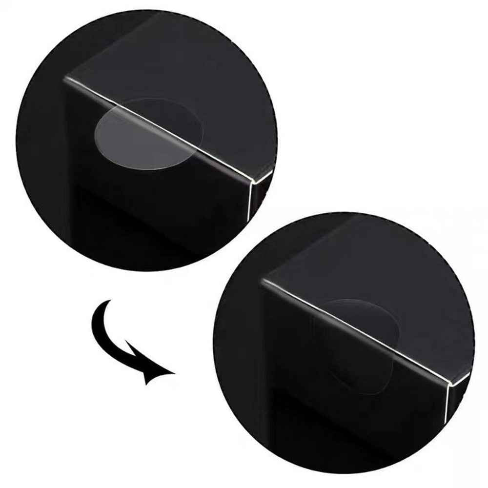 500Pcs / Roll 2cm Diameter 5C Thickness Transparent Stickers Round Self Adhesive Labels for Envelopes Gifts