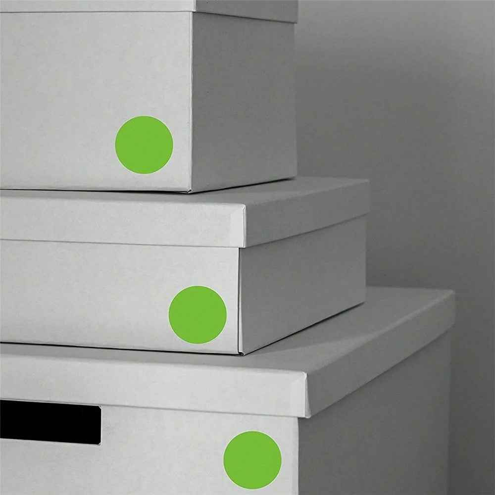 500Pcs / Roll Round Sticker Removable Self Adhesive Labels for Organization Coding Labeling - C935