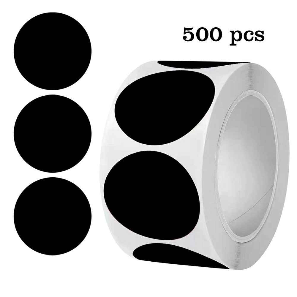 500Pcs / Roll Round Sticker Removable Self Adhesive Labels for Organization Coding Labeling - C976