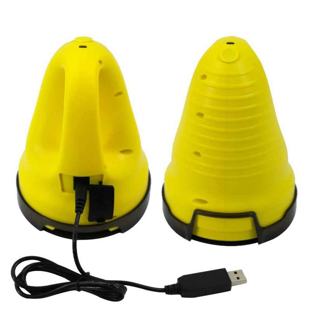 Electric Snow Scraper for Car Windshield Defroster Ice and Snow Remover Automotive Cleaning Tool - Grey