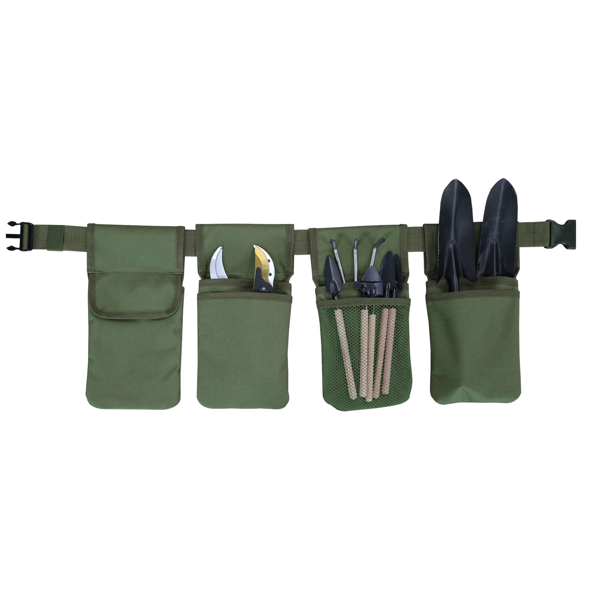 Garden Tool Bag 4 Pockets Detachable Waist Bag Electrician Tools Organizer