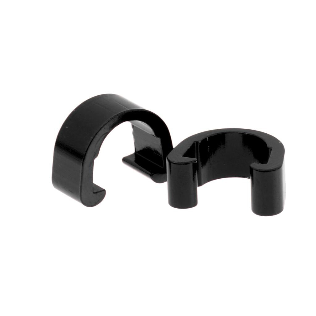 3x10Pcs Cycling MTB Road Bike Cable C-Clips Buckles Housing Hose Guides Black