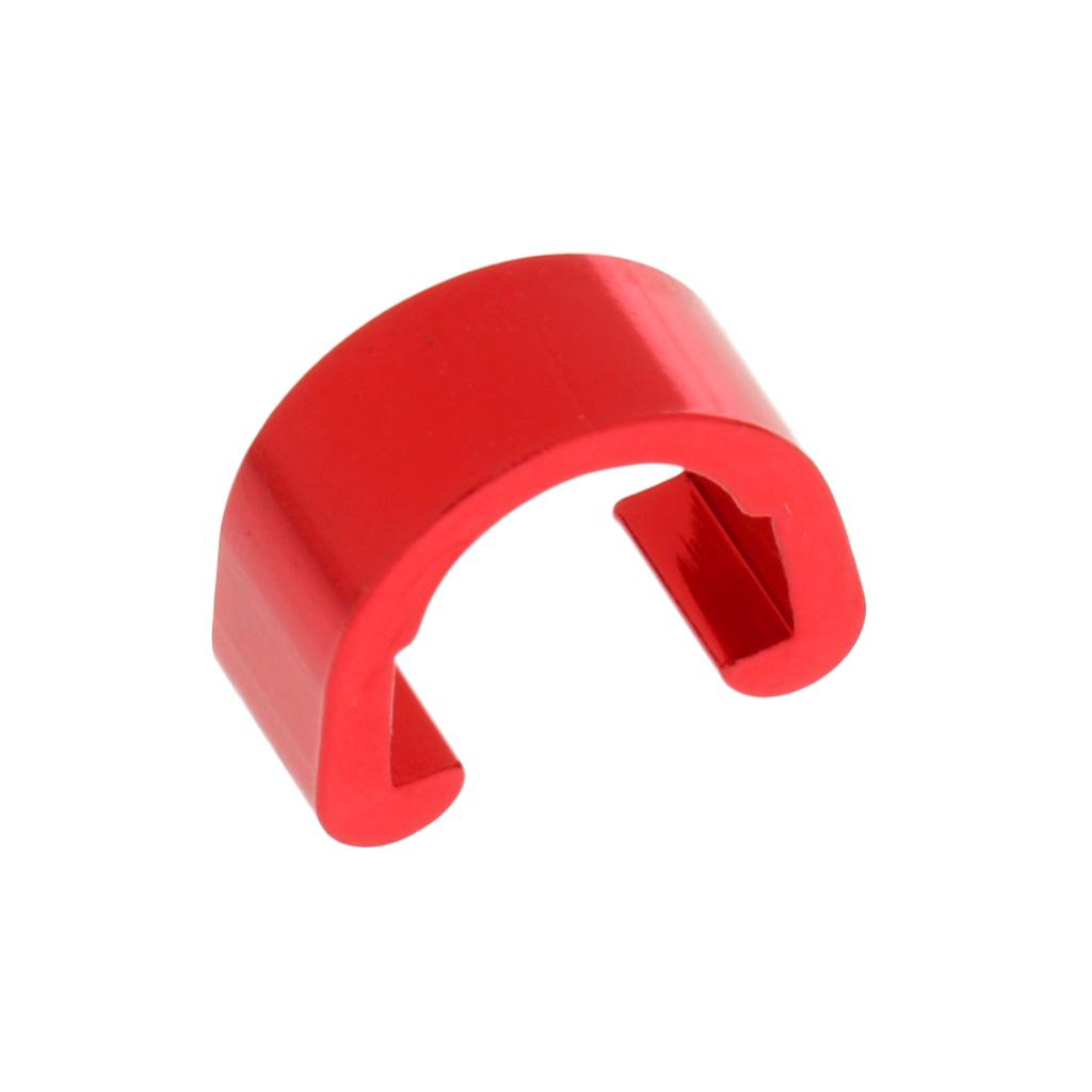 4x10Pcs Cycling MTB Road Bike Cable C-Clips Buckles Housing Hose Guides Red