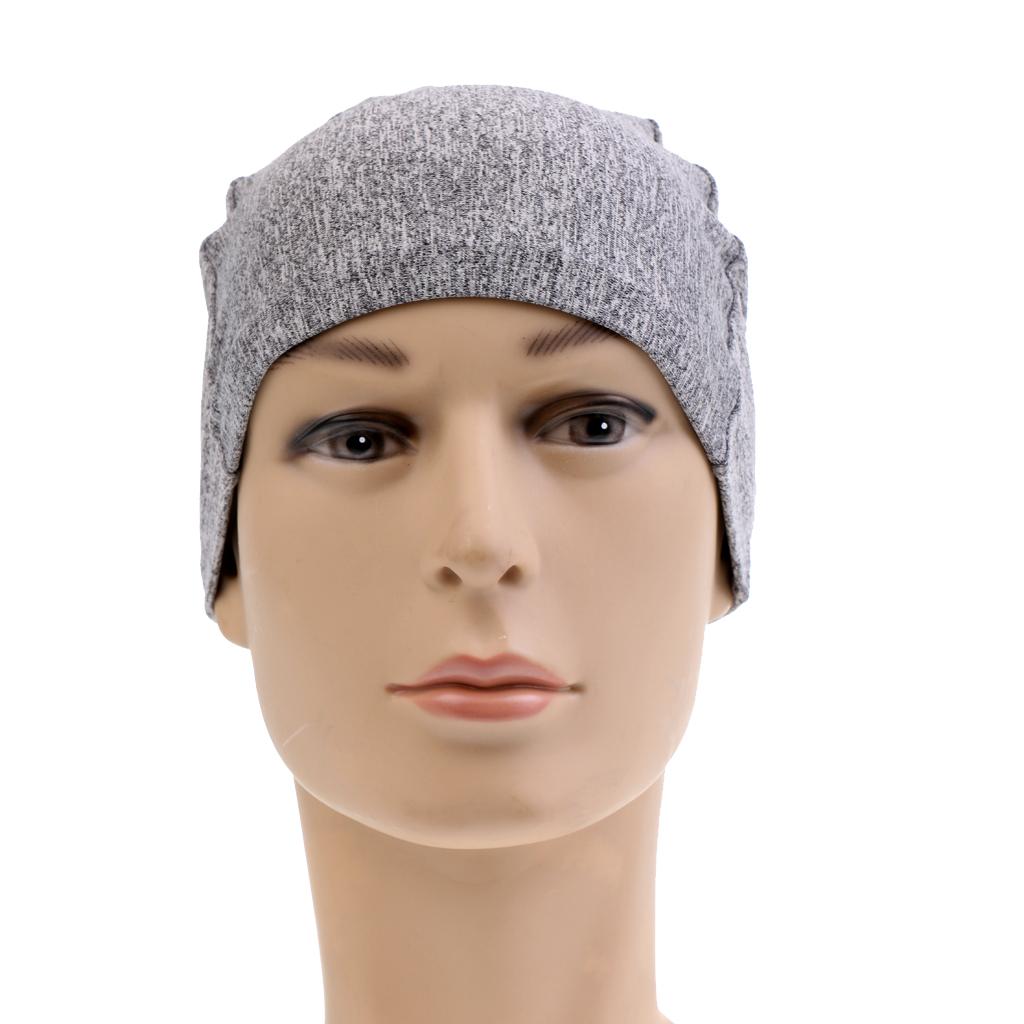 Sports Outdoors Dome Cap Biker Beanie Hiking Cycling Skiing Hat Grey