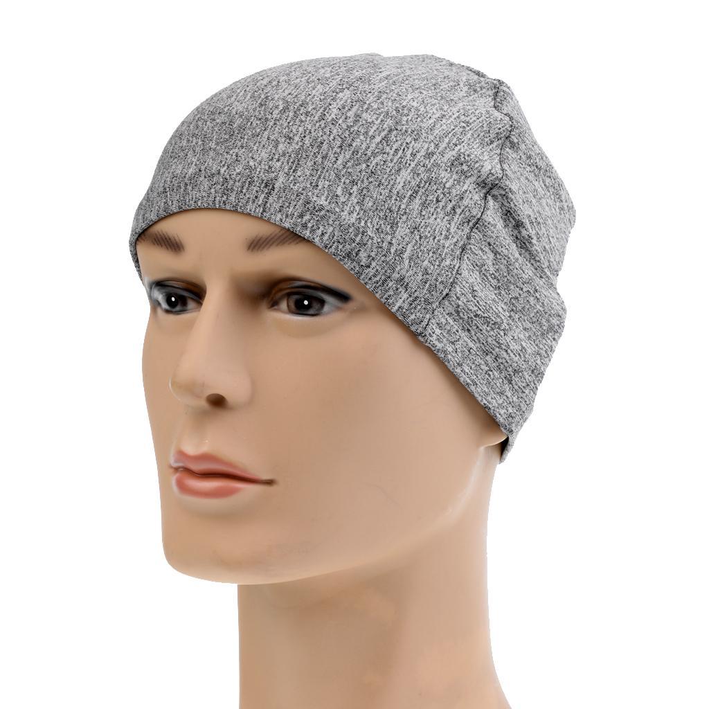 Sports Outdoors Dome Cap Biker Beanie Hiking Cycling Skiing Hat Grey