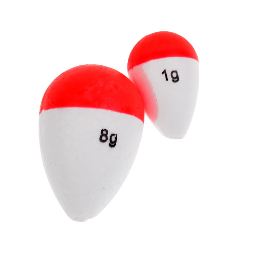 14pcs/lot Mixed Bobber Fishing Float Round Sea Fishing Float Buoy Bobbers