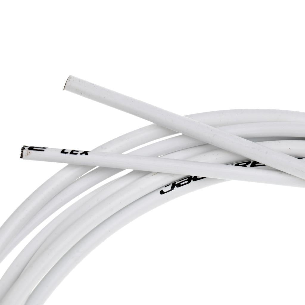 Bike Brake Cable Kit Bicycle Front & Rear  Inner Outer Brake Wires White